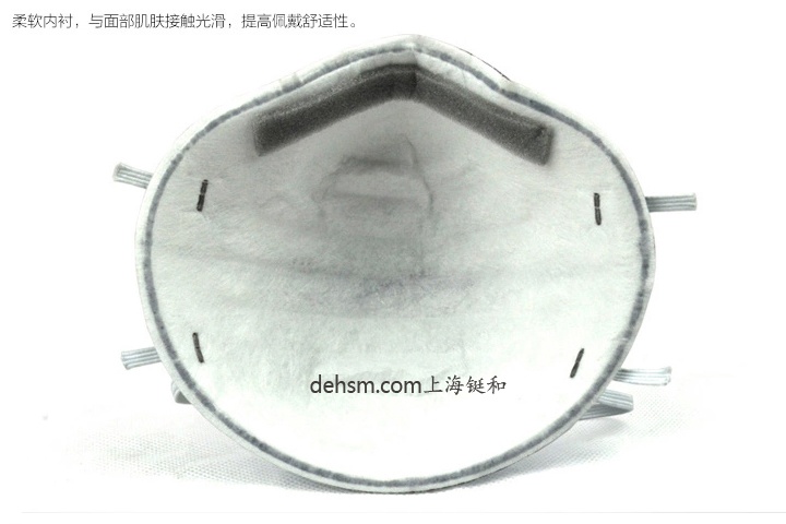 3M8247R95有機蒸氣異味及顆粒物防護口罩圖片-反面