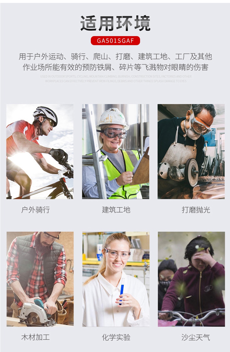 3M GA501護目鏡適合實驗室制藥等領域