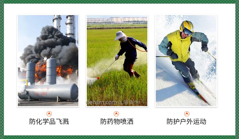 雷克蘭G1510護目鏡防化學品飛濺，農藥噴灑