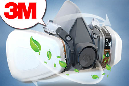 最好的3M防毒面具6200，應用領域最廣泛