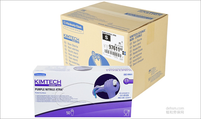 金佰利97611紫色丁腈手套圖片