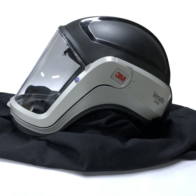 3M M-406電動送風系統披肩式硬頭盔圖1