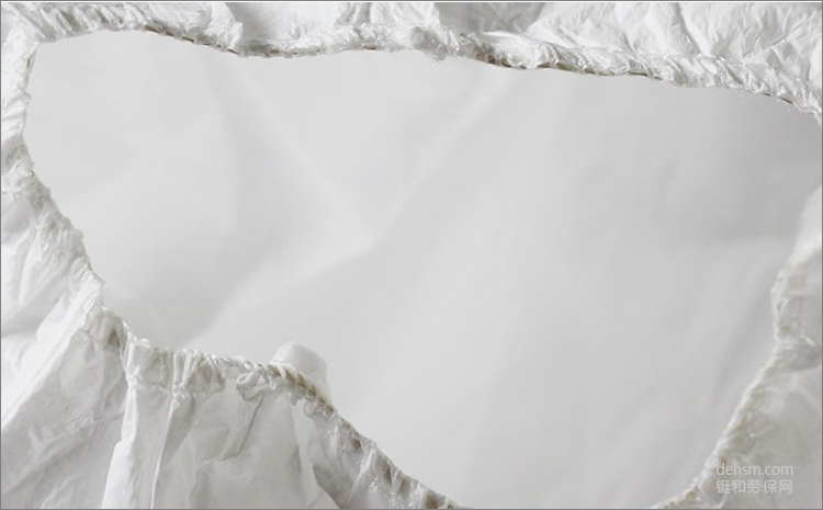 3M4510白色帶帽連體防護服彈性頭罩