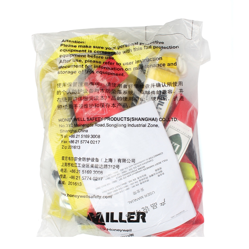 霍尼韋爾DL-C2L單掛點(diǎn)雙掛鉤集成式全身式安全帶圖3