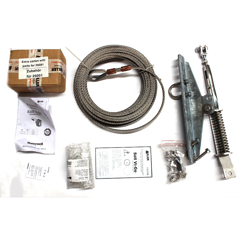 霍尼韋爾VSSEX/20M Vi-Go不銹鋼鋼纜爬梯系統圖1