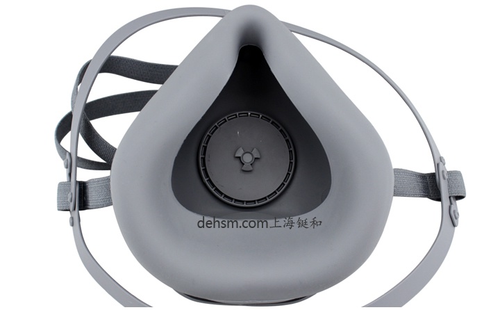 3M7702半面罩防毒面具圖片-反面