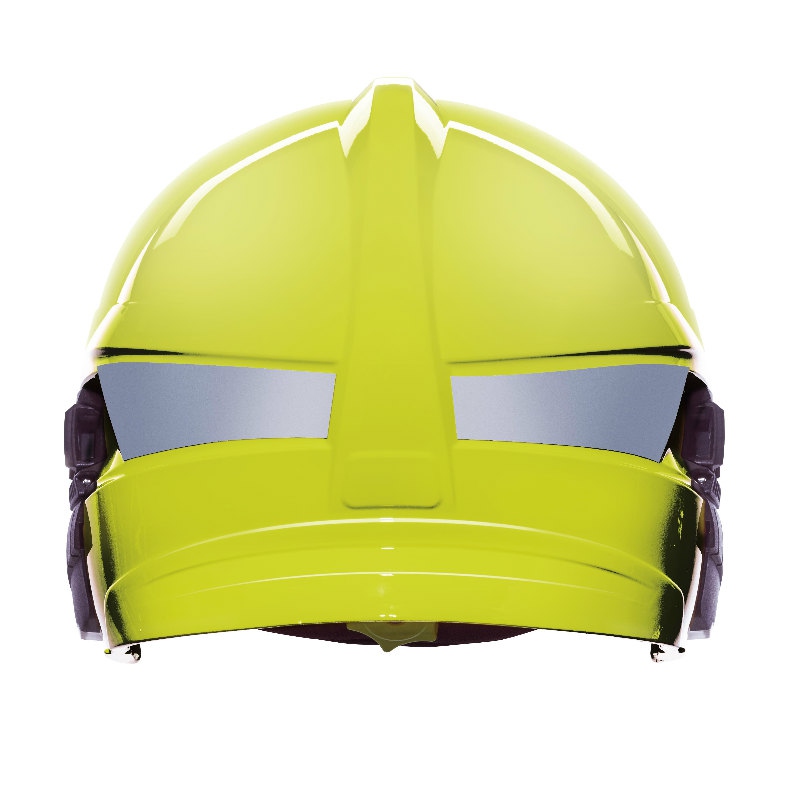 梅思安10158941黃色消防頭盔圖3