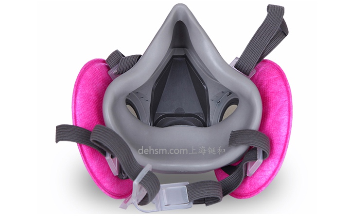 3M6200防塵面具圖片-反面