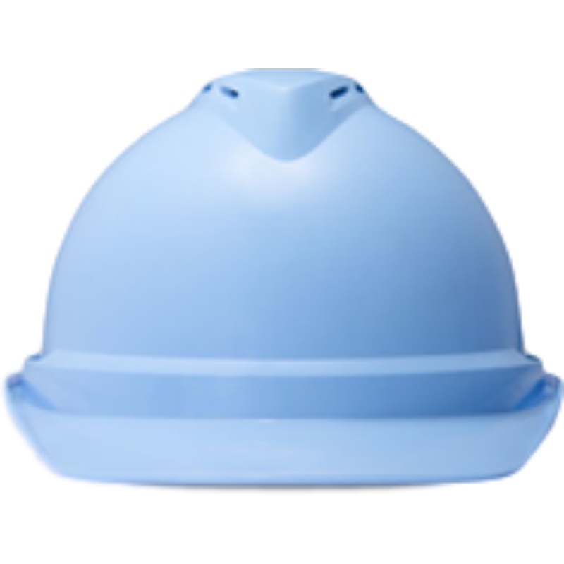 梅思安10146676湖藍色豪華ABS安全帽圖2