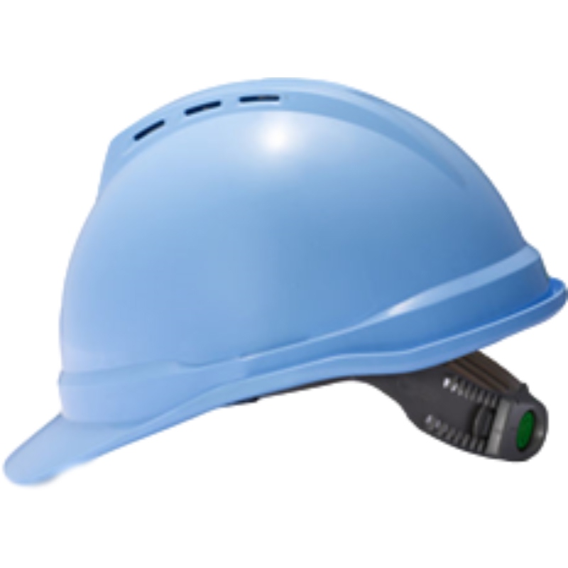 梅思安10146616湖藍色豪華PE安全帽圖3