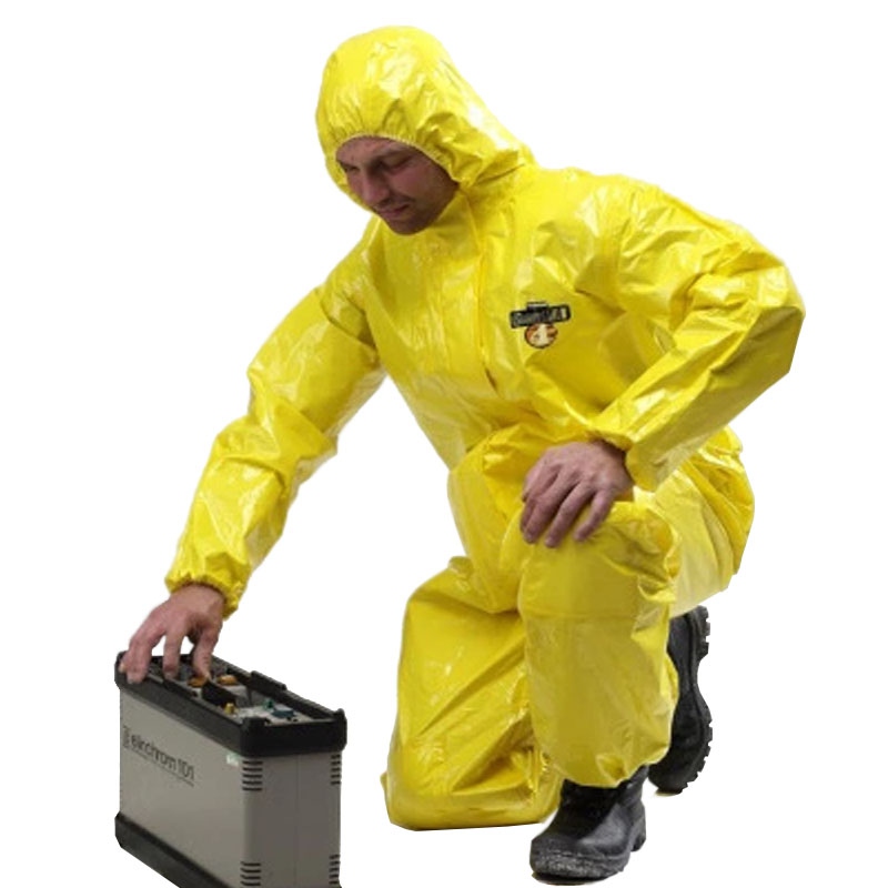 雷克蘭CT4SY428PS標準帶帽連體防化服圖2