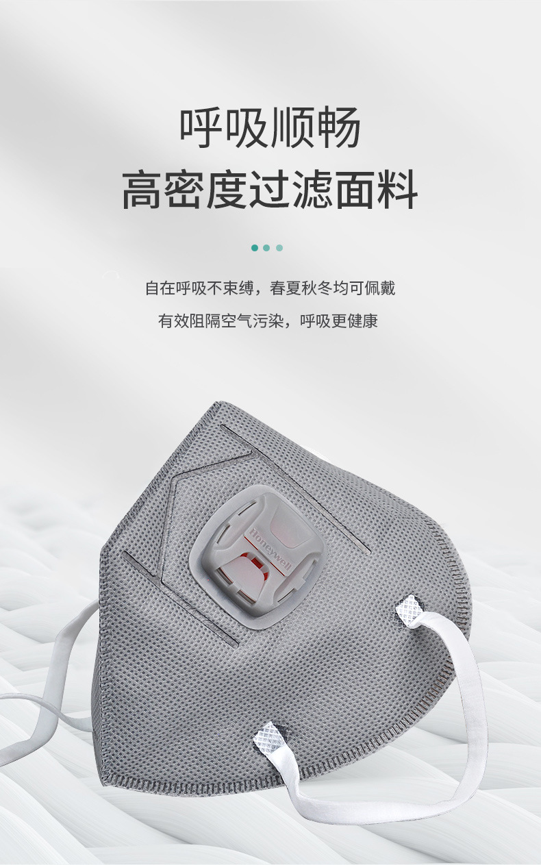 霍尼韋爾H910VPlus帶閥活性炭KN95防塵口罩H1009101CV圖片4