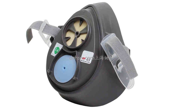 3M3200半面罩防毒面具圖片-側(cè)面