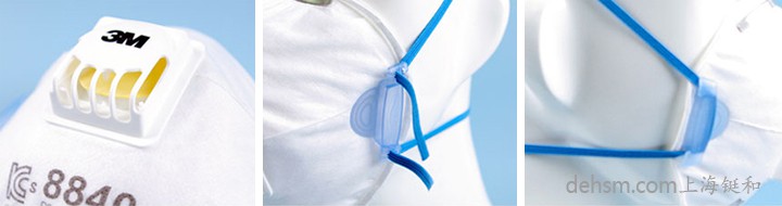 3m8840口罩配有3m冷流呼氣閥